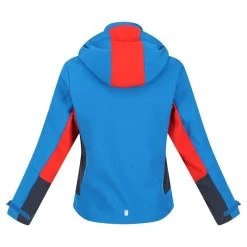 Regatta Acidity V Veste De Marche Softshell Zippée Pour Enfant - Bleu -Vêtements De Sport Extérieur acidity v veste de marche softshell zippee pour enfant bleu 3