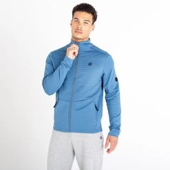 Dare 2b Allusion Core Stretch Polaire De Randonnée Zippé Pour Homme - Bleu -Vêtements De Sport Extérieur allusion core stretch polaire de randonnee zippe pour homme bleu 3