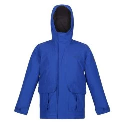 Regatta Bardron Veste De Randonnée Imperméable Pour Enfant - Bleu -Vêtements De Sport Extérieur bardron veste de randonnee impermeable pour enfant bleu 2