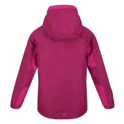 Regatta Beamz Veste De Randonnée Imperméable Pour Enfant - Rose -Vêtements De Sport Extérieur beamz veste de randonnee impermeable pour enfant rose 3