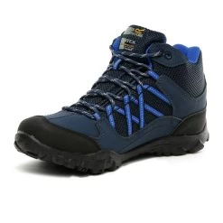 Regatta Bottines EDGEPOINT Enfant (Bleu Nuit / Bleu Vif) 9 Regatta Bottines EDGEPOINT Enfant (Bleu Nuit / Bleu Vif) -Vêtements De Sport Extérieur bottines edgepoint enfant bleu nuit bleu vif 2