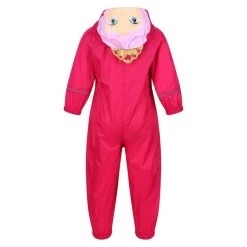 Regatta Charco Combinaison De Randonnée à Capuche Pour Enfant - Rose 9 Regatta Charco Combinaison De Randonnée à Capuche Pour Enfant - Rose -Vêtements De Sport Extérieur charco combinaison de randonnee a capuche pour enfant rose 3