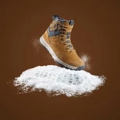 Quechua CHAUSSURES CHAUDES IMPERMÉABLES DE RANDONNÉE -SH100 WARM CUIR LACET-ENFANT 35-38 -Vêtements De Sport Extérieur chaussures chaudes impermeables de randonnee sh100 warm cuir lacet enfant 35 38 1