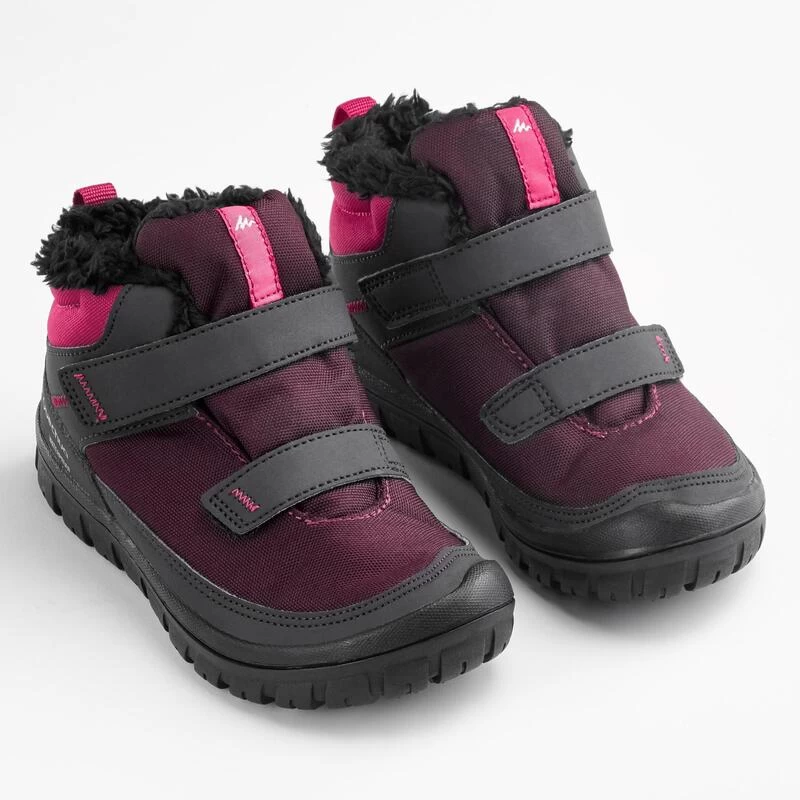 Quechua CHAUSSURES CHAUDES IMPERMÉABLES DE RANDONNÉE - SH100 WARM SCRATCH - ENFANT 24-32 6 Quechua CHAUSSURES CHAUDES IMPERMÉABLES DE RANDONNÉE - SH100 WARM SCRATCH - ENFANT 24-32 – Image 4