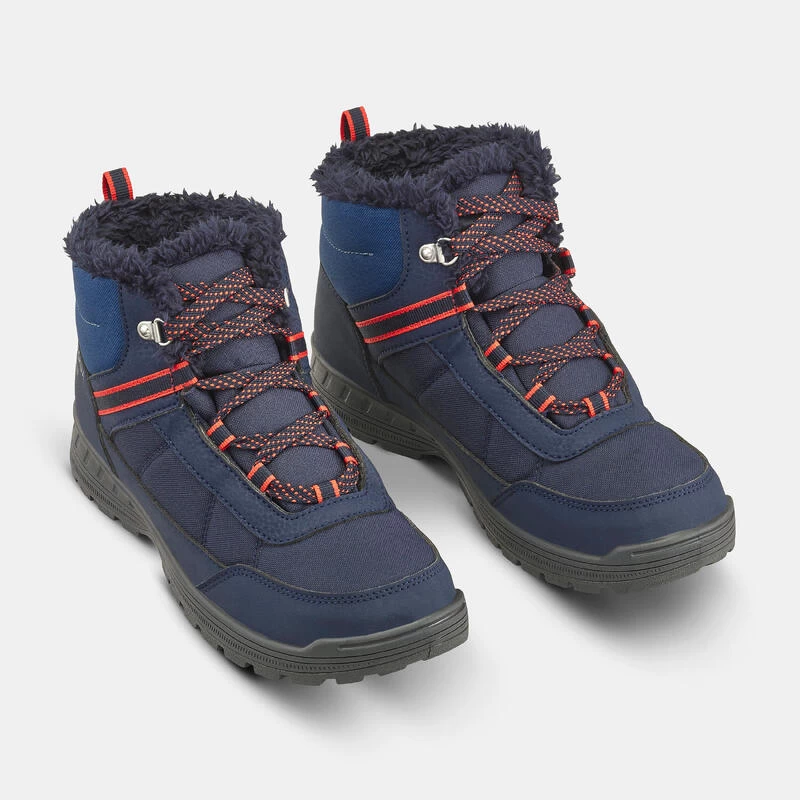 Quechua CHAUSSURES CHAUDES IMPERMÉABLES DE RANDONNÉE - SH100 WARM SCRATCH - ENFANT 35-38 4 Quechua CHAUSSURES CHAUDES IMPERMÉABLES DE RANDONNÉE - SH100 WARM SCRATCH - ENFANT 35-38 – Image 2