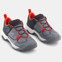 Quechua Chaussures De Randonnée Enfant à Laçage Rapide Crossrock Grise Du 35 AU 38 -Vêtements De Sport Extérieur chaussures de randonnee enfant a lacage rapide crossrock grise du 35 au 38 3