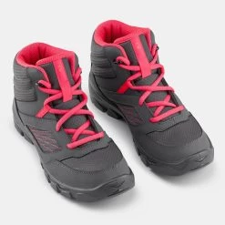 Quechua Chaussures De Randonnée Enfant Avec Lacets MH100 MID Grise Foncée Du 35 AU 38 10 Quechua Chaussures De Randonnée Enfant Avec Lacets MH100 MID Grise Foncée Du 35 AU 38 -Vêtements De Sport Extérieur chaussures de randonnee enfant avec lacets mh100 mid grise foncee du 35 au 38 3