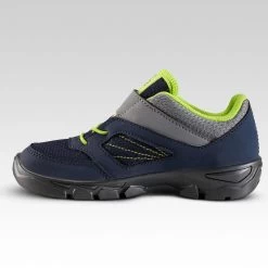 Quechua Chaussures De Randonnée Enfant Avec Scratch MH100 Bleu Du 24 AU 34 -Vêtements De Sport Extérieur chaussures de randonnee enfant avec scratch mh100 bleu du 24 au 34 1