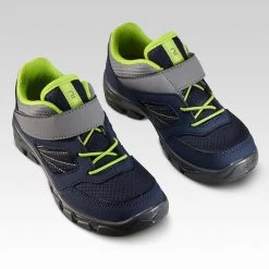 Quechua Chaussures De Randonnée Enfant Avec Scratch MH100 Bleu Du 24 AU 34 -Vêtements De Sport Extérieur chaussures de randonnee enfant avec scratch mh100 bleu du 24 au 34 3