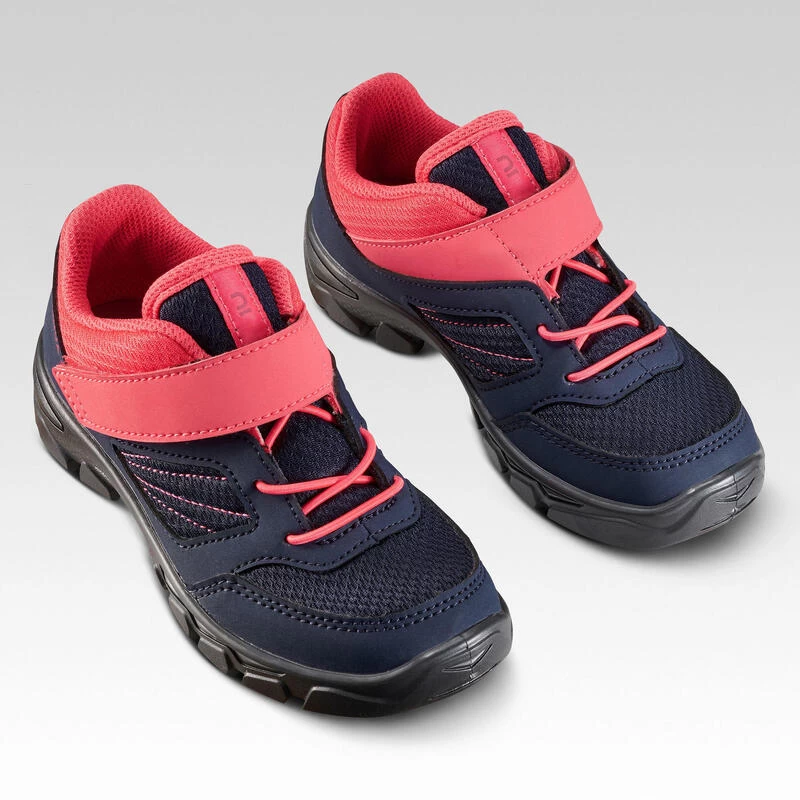 Quechua Chaussures De Randonnée Enfant Avec Scratch MH100 Bleu Et Rose Du 24 AU 34 6 Quechua Chaussures De Randonnée Enfant Avec Scratch MH100 Bleu Et Rose Du 24 AU 34 – Image 4