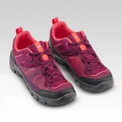 Quechua Chaussures De Randonnée Enfant Basses Avec Lacet MH120 LOW Violettes 35 AU 38 -Vêtements De Sport Extérieur chaussures de randonnee enfant basses avec lacet mh120 low violettes 35 au 38 3