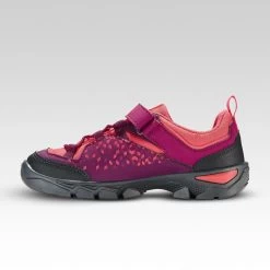 Quechua Chaussures De Randonnée Enfant Basses Avec Scratch MH120 LOW Violettes 28 AU 34 -Vêtements De Sport Extérieur chaussures de randonnee enfant basses avec scratch mh120 low violettes 28 au 34 1