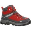 Quechua Chaussures De Randonnée Montagne Enfant MH500 Montantes Imperméables Rouges -Vêtements De Sport Extérieur chaussures de randonnee montagne enfant mh500 montantes impermeables rouges