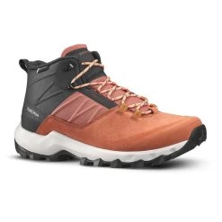 Quechua Chaussures De Randonnée Montagne Femme MH500 MID Imperméable Sépia