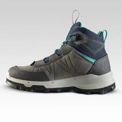 Quechua Chaussures Haute De Randonnée Montagne Enfant MH500 Imperméable Gris-bleu 28-39 -Vêtements De Sport Extérieur chaussures haute de randonnee montagne enfant mh500 impermeable gris bleu 28 39 1