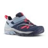 Quechua Chaussures Imperméables De Randonnée -CROSSROCK Bleu Rose - Enfant 28 AU 34 -Vêtements De Sport Extérieur chaussures impermeables de randonnee crossrock bleu rose enfant 28 au 34