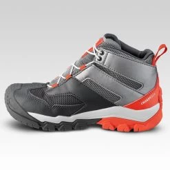 Quechua Chaussures Imperméables De Randonnée -CROSSROCK MID Grises- Enfant 28 AU 34 -Vêtements De Sport Extérieur chaussures impermeables de randonnee crossrock mid grises enfant 28 au 34 1