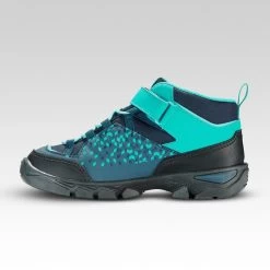 Quechua Chaussures Imperméables De Randonnée - MH120 MID Turquoises - Enfant 28 AU 34 -Vêtements De Sport Extérieur chaussures impermeables de randonnee mh120 mid turquoises enfant 28 au 34 1