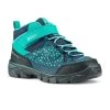 Quechua Chaussures Imperméables De Randonnée - MH120 MID Turquoises - Enfant 28 AU 34 -Vêtements De Sport Extérieur chaussures impermeables de randonnee mh120 mid turquoises enfant 28 au 34