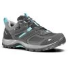 Quechua Chaussures Imperméables De Randonnée Montagne - MH100 Gris/Bleu - Femme