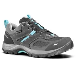 Quechua Chaussures Imperméables De Randonnée Montagne - MH100 Gris/Bleu - Femme
