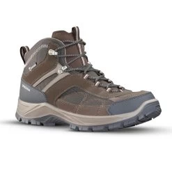 Quechua Chaussures Imperméables De Randonnée Montagne - MH100 Mid Marron - Homme