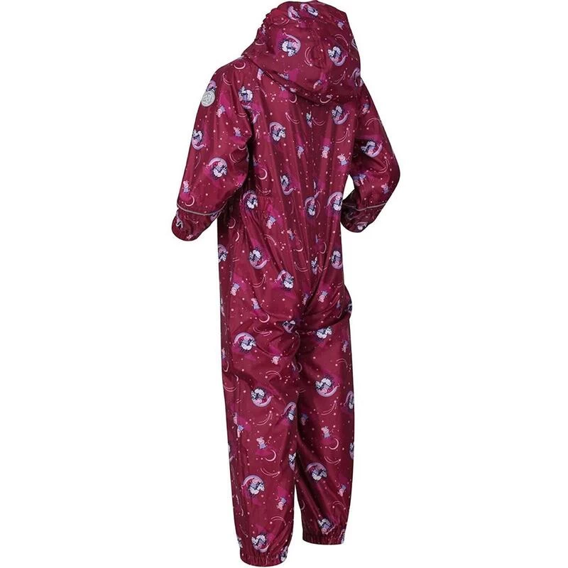 Regatta Combinaison De Pluie Enfant (Rose Foncé) 4 Regatta Combinaison De Pluie Enfant (Rose Foncé) – Image 2