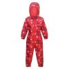 Regatta Combinaison De Pluie POBBLE Bébé (Rouge) -Vêtements De Sport Extérieur combinaison de pluie pobble bebe rouge