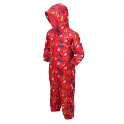 Regatta Combinaison De Pluie POBBLE Bébé (Rouge) -Vêtements De Sport Extérieur combinaison de pluie pobble bebe rouge 2