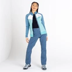 Dare 2b Elation II Polaire De Randonnée Zippé Pour Femme - Vert Pâle -Vêtements De Sport Extérieur elation ii polaire de randonnee zippe pour femme vert pale 4