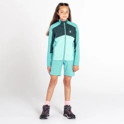 Dare 2b Exception Core Stretch Polaire De Marche Zippé Pour Enfant - Bleu -Vêtements De Sport Extérieur exception core stretch polaire de marche zippe pour enfant bleu 4
