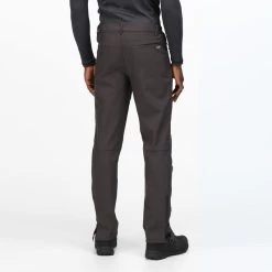 Regatta Geo II Homme Randonnée Pantalon Softshell - Gris Clair -Vêtements De Sport Extérieur geo ii homme randonnee pantalon softshell gris clair 4