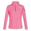 Regatta Haut Polaire MONTES Femme (Rose Vif / Blanc) -Vêtements De Sport Extérieur haut polaire montes femme rose vif blanc