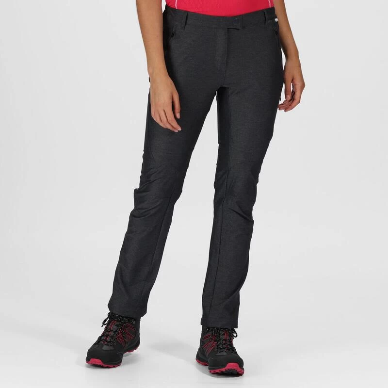 Regatta Highton Femme Randonnée Pantalon - Gris Foncé 6 Regatta Highton Femme Randonnée Pantalon - Gris Foncé – Image 4