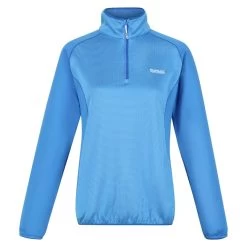 Regatta Highton II Polaire De Randonnée Zippé à Moitié Pour Femme - Bleu -Vêtements De Sport Extérieur highton ii polaire de randonnee zippe a moitie pour femme bleu 2