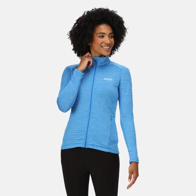 Regatta Highton Lite Couche De Marche Intermédiaire Zippée Pour Femme - Bleu 7 Regatta Highton Lite Couche De Marche Intermédiaire Zippée Pour Femme - Bleu – Image 5