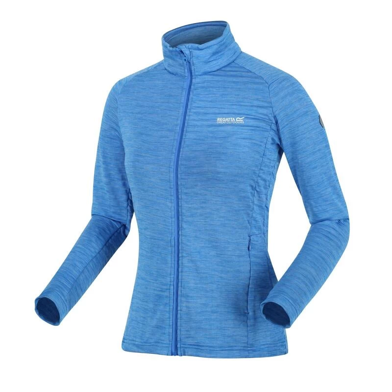 Regatta Highton Lite Couche De Marche Intermédiaire Zippée Pour Femme - Bleu 3 Regatta Highton Lite Couche De Marche Intermédiaire Zippée Pour Femme - Bleu