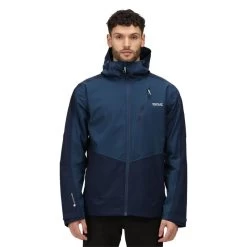 Regatta Highton Stretch II Veste De Randonnée Pour Homme - Bleu Foncé -Vêtements De Sport Extérieur highton stretch ii veste de randonnee pour homme bleu fonce 4