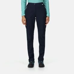 Regatta Highton Surpantalon De Randonnée Imperméables Pour Femme - Bleu Marine -Vêtements De Sport Extérieur highton surpantalon de randonnee impermeables pour femme bleu marine 4
