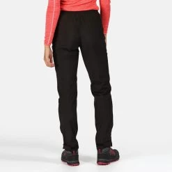 Regatta Highton Surpantalon De Randonnée Imperméables Pour Femme - Noir -Vêtements De Sport Extérieur highton surpantalon de randonnee impermeables pour femme noir 4