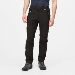 Regatta Highton Winter Homme Randonnée Pantalon - Noir -Vêtements De Sport Extérieur highton winter homme randonnee pantalon noir 4