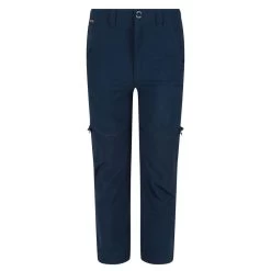 Regatta Highton Zip-Off Pantalon De Randonnée Pour Enfant - Marine Moyen -Vêtements De Sport Extérieur highton zip off pantalon de randonnee pour enfant marine moyen 2