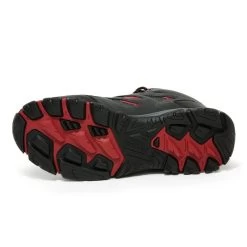 Regatta Holcombe IEP Homme Randonnée Chaussures Mi-hautes - Gris Foncé / Rouge -Vêtements De Sport Extérieur holcombe iep homme randonnee chaussures mi hautes gris fonce rouge 4