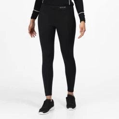 Regatta Holeen Winter Femme Randonnée Legging - Noir -Vêtements De Sport Extérieur holeen winter femme randonnee legging noir 4