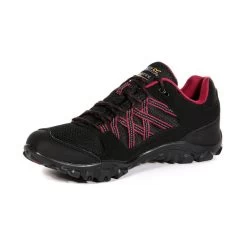 Regatta Lady Edgepoint III Femme Randonnée Chaussures - Noir / Rose Foncé -Vêtements De Sport Extérieur lady edgepoint iii femme randonnee chaussures noir rose fonce 3