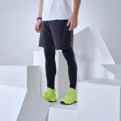 Quechua Legging Short Ultra Léger - Randonnée Rapide - FH900 Bleu - Homme -Vêtements De Sport Extérieur legging short ultra leger randonnee rapide fh900 bleu homme 2