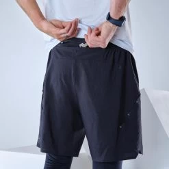 Quechua Legging Short Ultra Léger - Randonnée Rapide - FH900 Bleu - Homme -Vêtements De Sport Extérieur legging short ultra leger randonnee rapide fh900 bleu homme 4