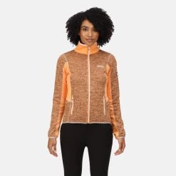 Regatta Lindalla III Polaire De Randonnée Zippé Pour Femme - Orange -Vêtements De Sport Extérieur lindalla iii polaire de randonnee zippe pour femme orange 4