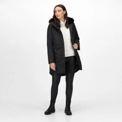 Regatta Lyanna Parka Avec Bordure En Fausse Fourrure Pour Femme -Vêtements De Sport Extérieur lyanna parka avec bordure en fausse fourrure pour femme 4