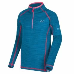 Regatta Manches Longues Berley Junior Polyester Petrolblue
